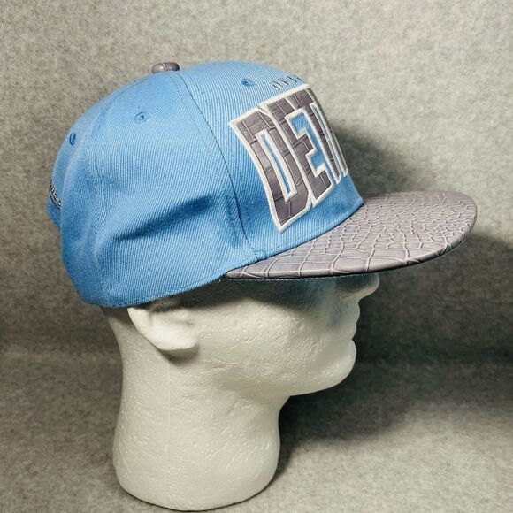 Detroit Hat Snapback Blue Gray Seventy Seven Collectors Edition Croc Bill Lions - Picture 3 of 14